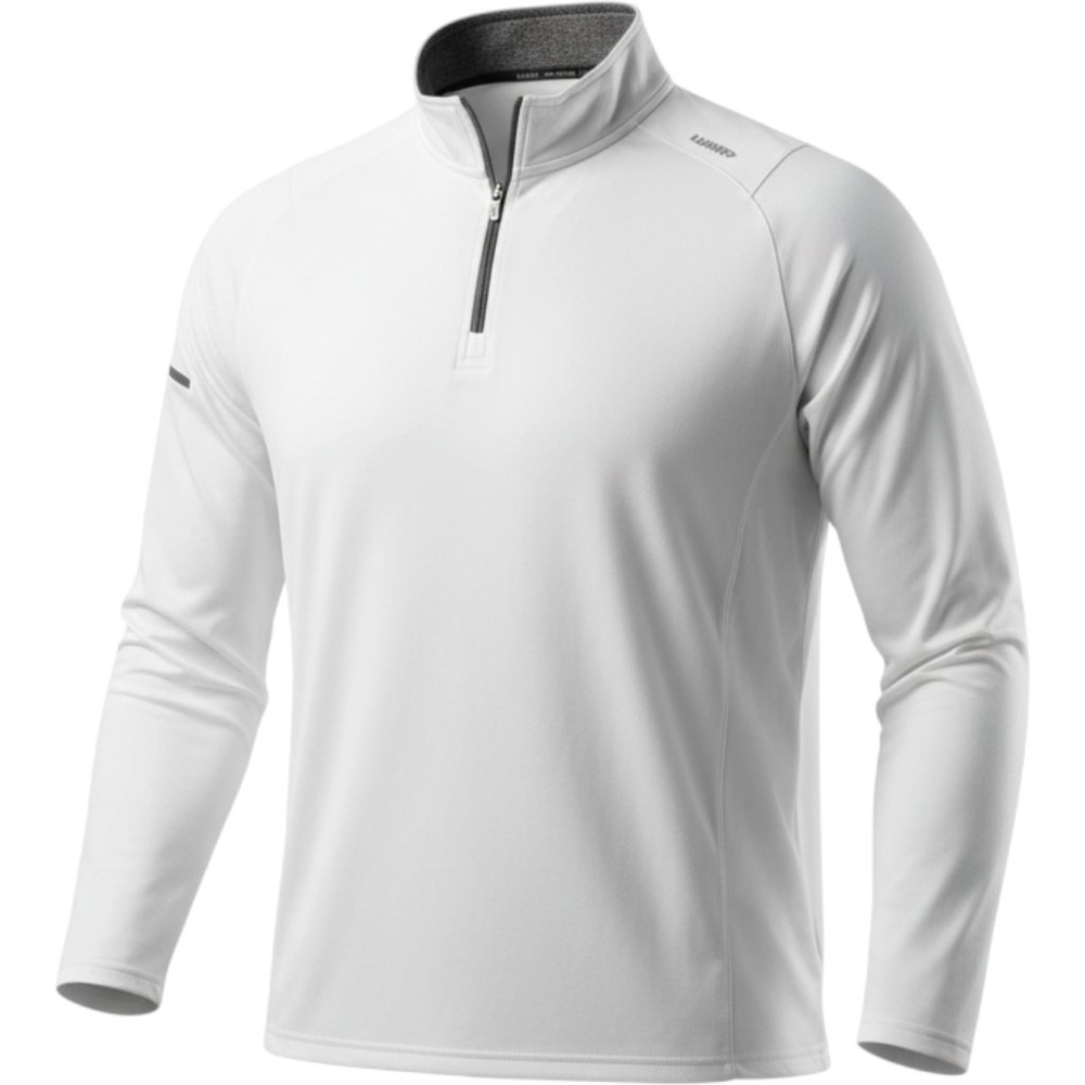 UNRL Elite Quarter Zip II Mens 3XL White Performance Golf Pullover